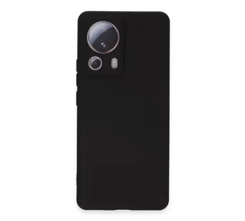 Xiaomi Mi 13 Lite Kılıf Nano içi Kadife Silikon - Siyah