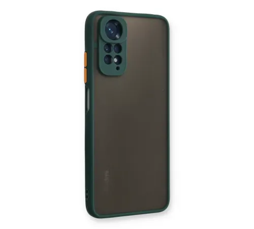 Xiaomi Redmi Note 11 Kılıf Montreal Silikon Kapak - Yeşil