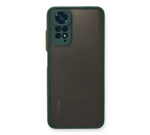 Xiaomi Redmi Note 11 Kılıf Montreal Silikon Kapak - Yeşil