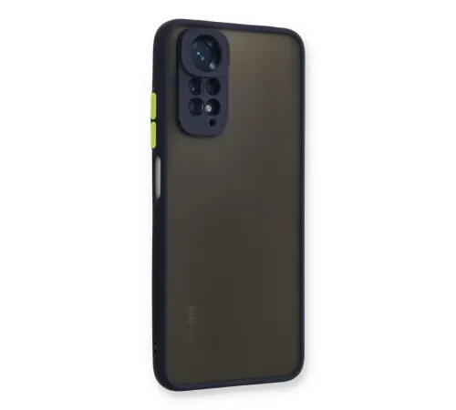 Xiaomi Redmi Note 11 Kılıf Montreal Silikon Kapak - Lacivert
