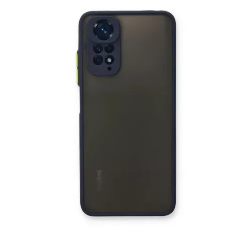 Xiaomi Redmi Note 11 Kılıf Montreal Silikon Kapak - Lacivert