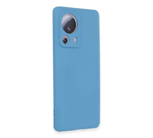 Xiaomi Mi 13 Lite Kılıf Nano içi Kadife Silikon - Mavi