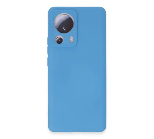 Xiaomi Mi 13 Lite Kılıf Nano içi Kadife Silikon - Mavi