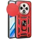 Xiaomi Redmi 14C Kılıf Pars Lens Yüzüklü Silikon - Kırmızı