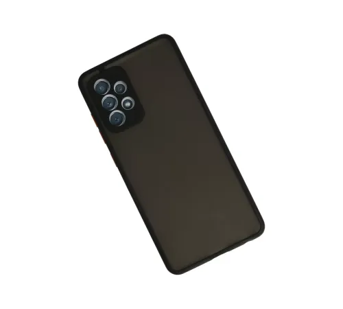 Samsung Galaxy A72 Kılıf Montreal Silikon Kapak - Siyah