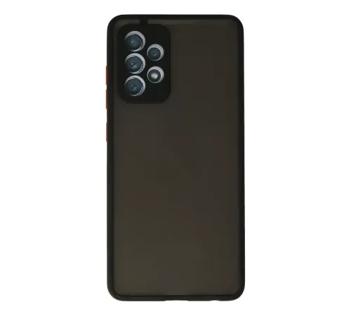 Samsung Galaxy A72 Kılıf Montreal Silikon Kapak - Siyah