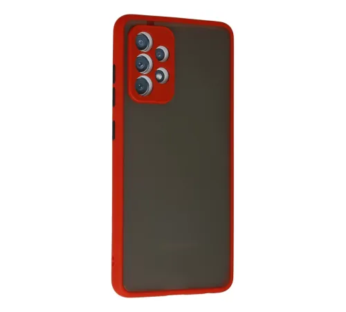 Samsung Galaxy A72 Kılıf Montreal Silikon Kapak - Kırmızı
