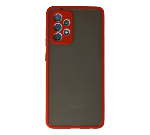 Samsung Galaxy A72 Kılıf Montreal Silikon Kapak - Kırmızı