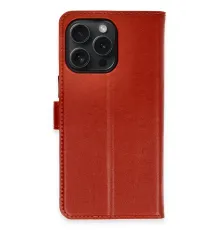 Apple iPhone 15 Pro Max Kılıf Trend S Plus Kapaklı Kılıf - Kırmızı