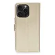 Apple iPhone 15 Pro Max Kılıf Trend S Plus Kapaklı Kılıf - Gold