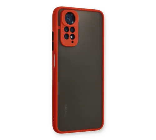 Xiaomi Redmi Note 11 Pro Kılıf Montreal Silikon Kapak - Kırmızı