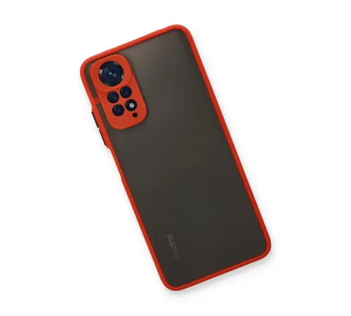 Xiaomi Redmi Note 11 Pro Kılıf Montreal Silikon Kapak - Kırmızı
