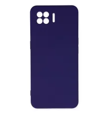 A73 Kılıf Nano içi Kadife Silikon - Mor