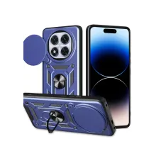 Xiaomi Redmi Note 14 Pro Plus Kılıf Pars Lens Yüzüklü Silikon - Lacivert
