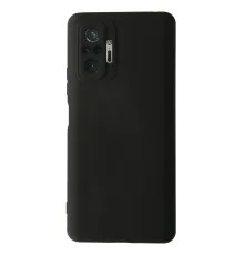 Xiaomi Redmi Note 10 Pro Kılıf Nano içi Kadife Silikon - Siyah