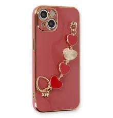 Apple iPhone 14 Kılıf Esila Silikon - Kırmızı