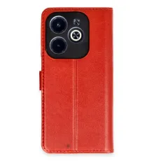 İnfinix Hot 40 Kılıf Trend S Plus Kapaklı Kılıf - Kırmızı
