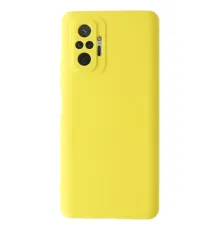 Xiaomi Redmi Note 10 Pro Kılıf Nano içi Kadife Silikon - Sarı