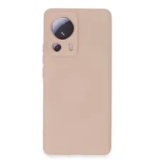 Xiaomi Mi 13 Lite Kılıf Nano içi Kadife Silikon - Pudra