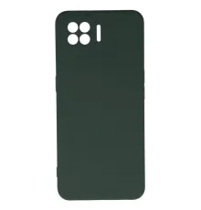 A73 Kılıf Nano içi Kadife Silikon - Koyu Yeşil