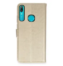 Huawei Y6 Prime Kılıf Trend S Plus Kapaklı Kılıf - Gold
