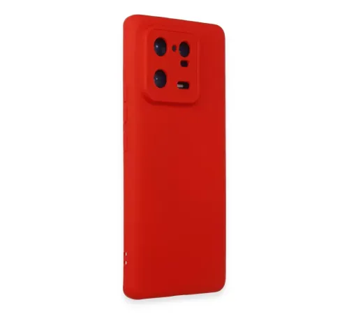 Xiaomi Mi 13 Pro Kılıf Nano içi Kadife Silikon - Kırmızı