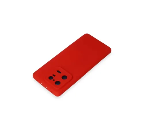 Xiaomi Mi 13 Pro Kılıf Nano içi Kadife Silikon - Kırmızı