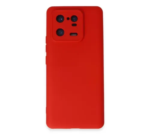 Xiaomi Mi 13 Pro Kılıf Nano içi Kadife Silikon - Kırmızı