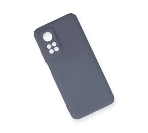 Xiaomi Mi 10T Kılıf Nano içi Kadife Silikon - Gri