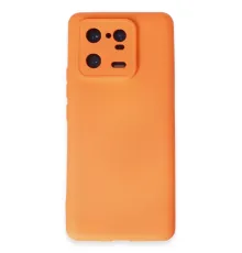 Xiaomi Mi 13 Pro Kılıf Nano içi Kadife Silikon - Turuncu