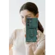 Samsung Galaxy S25 Ultra Kılıf Zuma Kartvizitli Yüzüklü Silikon - Pembe
