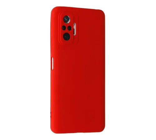 Xiaomi Redmi Note 10 Pro Kılıf Nano içi Kadife Silikon - Kırmızı