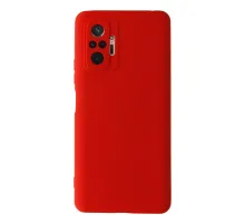 Xiaomi Redmi Note 10 Pro Kılıf Nano içi Kadife Silikon - Kırmızı
