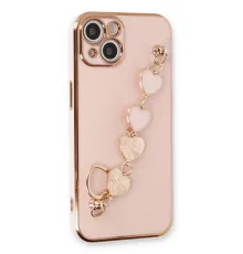 Apple iPhone 14 Kılıf Esila Silikon - Pudra