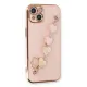 Apple iPhone 14 Kılıf Esila Silikon - Pudra