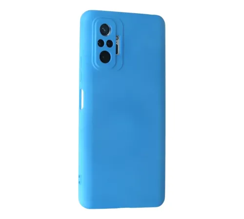 Xiaomi Redmi Note 10 Pro Kılıf Nano içi Kadife Silikon - Mavi