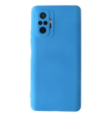 Xiaomi Redmi Note 10 Pro Kılıf Nano içi Kadife Silikon - Mavi