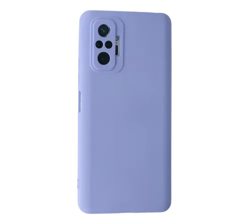 Xiaomi Redmi Note 10 Pro Kılıf Nano içi Kadife Silikon - Lila