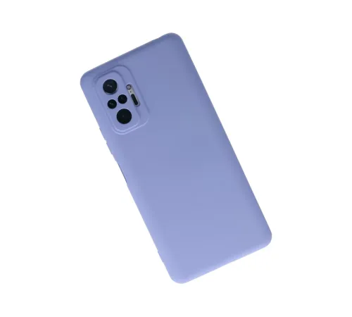 Xiaomi Redmi Note 10 Pro Kılıf Nano içi Kadife Silikon - Lila