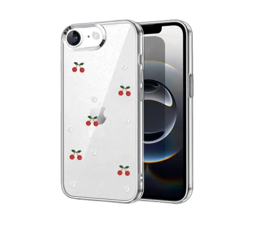 Apple iPhone 16E Fiyonk Desenli Kapak - Desen 9