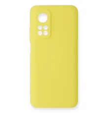 Xiaomi Mi 10T Kılıf Nano içi Kadife Silikon - Sarı