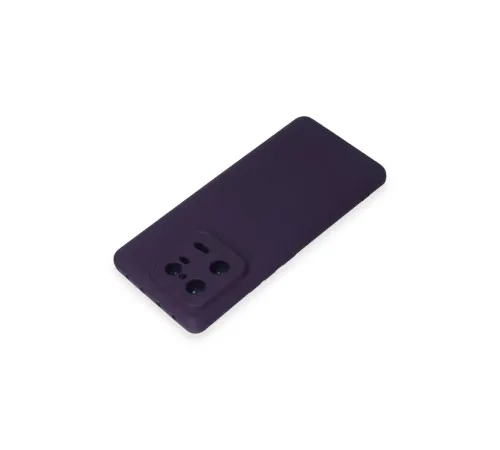 Xiaomi Mi 13 Pro Kılıf Nano içi Kadife Silikon - Mor