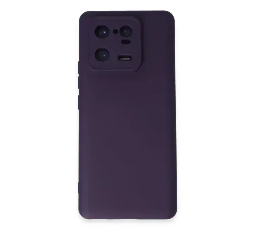 Xiaomi Mi 13 Pro Kılıf Nano içi Kadife Silikon - Mor