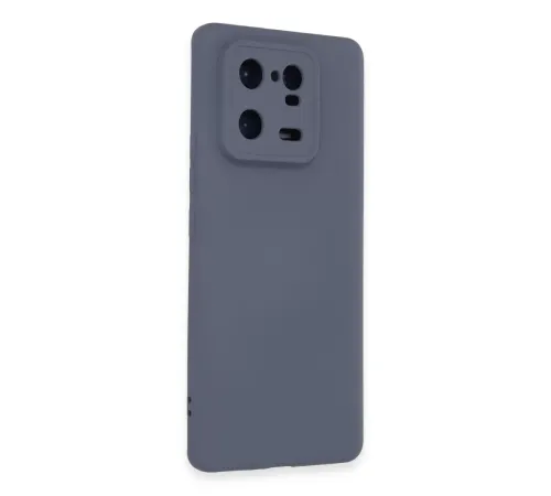 Xiaomi Mi 13 Pro Kılıf Nano içi Kadife Silikon - Gri
