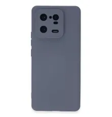 Xiaomi Mi 13 Pro Kılıf Nano içi Kadife Silikon - Gri