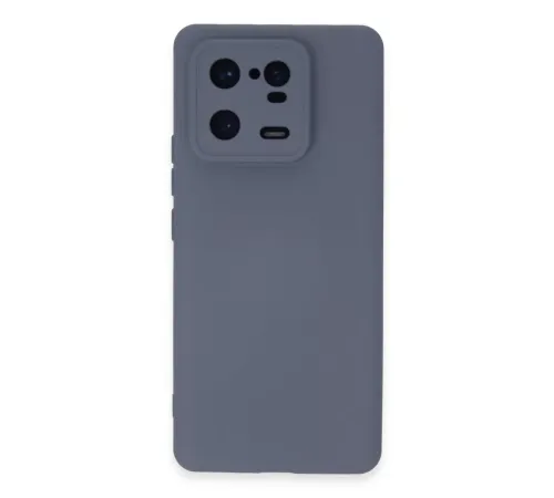 Xiaomi Mi 13 Pro Kılıf Nano içi Kadife Silikon - Gri