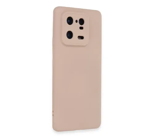Xiaomi Mi 13 Pro Kılıf Nano içi Kadife Silikon - Pudra