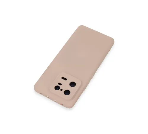 Xiaomi Mi 13 Pro Kılıf Nano içi Kadife Silikon - Pudra