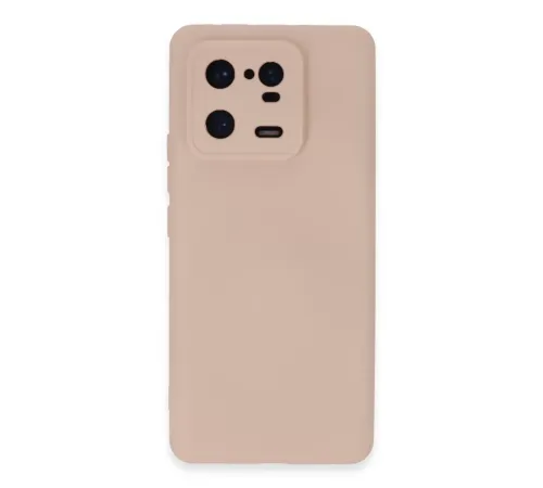 Xiaomi Mi 13 Pro Kılıf Nano içi Kadife Silikon - Pudra