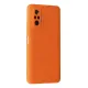 Xiaomi Redmi Note 10 Pro Kılıf Nano içi Kadife Silikon - Turuncu